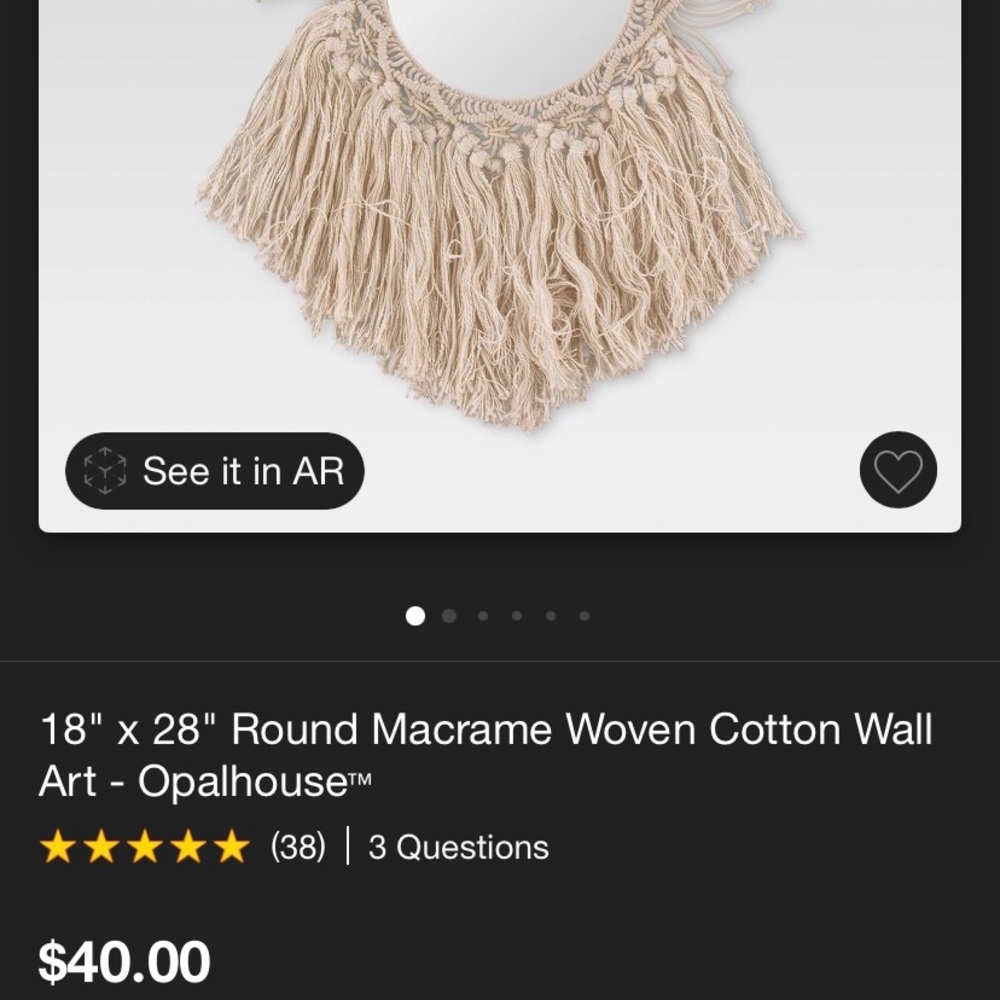 Macrame Mirror